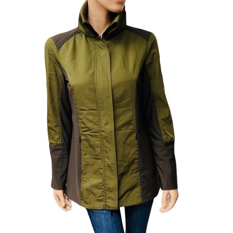 Nwt Anatomie Travel City Slick Army Green Size S Zipper Closure Front And Cuffs